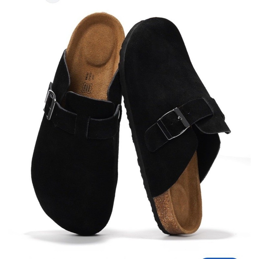 Men Clogs | 100% Genuine Full Grain Leather | Arch Support | ProjectPlush NEW 9